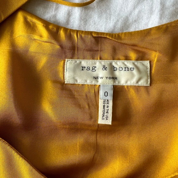Rag & Bone Yellow Silk Romper - Picture 5 of 5